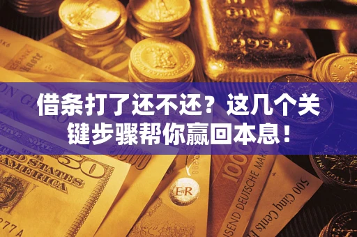 武汉借条打了还不还？这几个关键步骤帮你赢回本息！