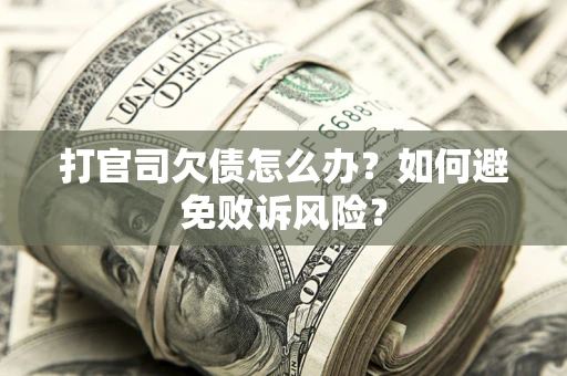 武汉打官司欠债怎么办？如何避免败诉风险？
