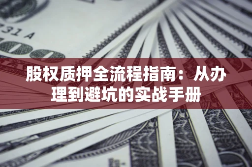 武汉股权质押全流程指南：从办理到避坑的实战手册