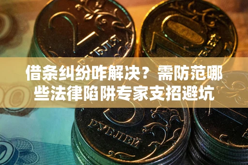 武汉借条纠纷咋解决？需防范哪些法律陷阱专家支招避坑