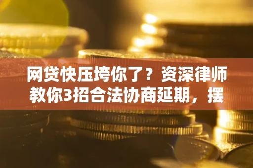 武汉网贷快压垮你了？资深律师教你3招合法协商延期，摆脱暴力催收！