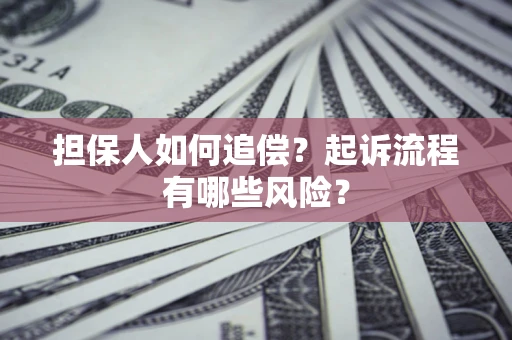 武汉担保人如何追偿？起诉流程有哪些风险？