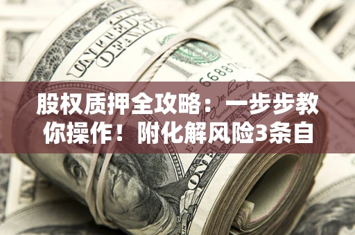 武汉股权质押全攻略：一步步教你操作！附化解风险3条自救法则