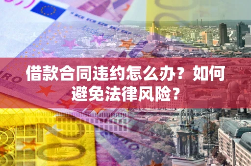 武汉借款合同违约怎么办？如何避免法律风险？