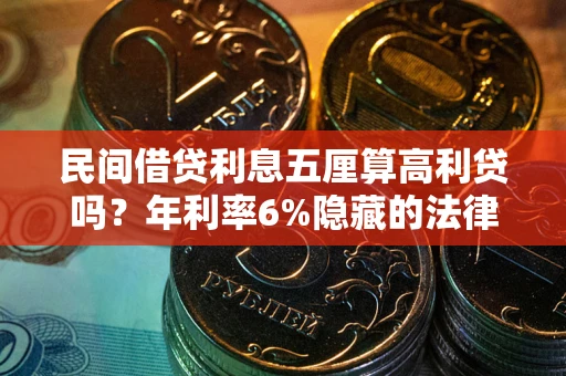 武汉民间借贷利息五厘算高利贷吗？年利率6%隐藏的法律风险全解析