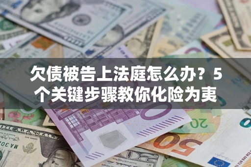 武汉欠债被告上法庭怎么办？5个关键步骤教你化险为夷
